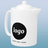 Simple Logo and Text Business Branding Promotional Teapot