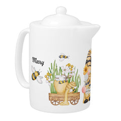 Honey Bee Gnome Teapot