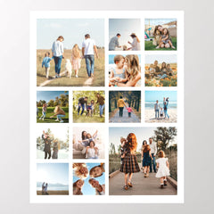 Create Your Own 14 Photo Collage Wall Decal