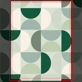 Mid Century Modern Abstract Pattern Sage Green Duv Duvet Cover