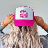 Cowgirl Last Rodeo Bachelorette Bride Squad Trucker Hat