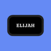 Name Business Employee Bold Retro Patch