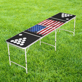 Patriotic Distressed USA Flag 4th Of July Party Beer Pong Table