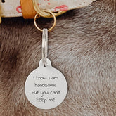 Pet Dog Cat Funny Humor Customize ID Lost Tag