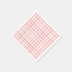 Strawberry Party Napkins | Gingham Napkins