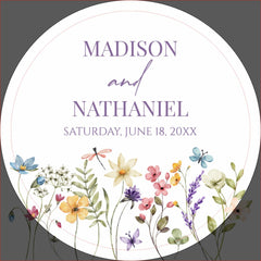 Wildflower Wild Flower Floral Garden Wedding Bottle Opener