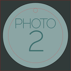 Create Your Own Collage with 4 Photos Wine Charm