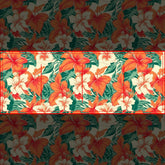 Hawaiian vibe tropical flowers pattern beverage pitcher