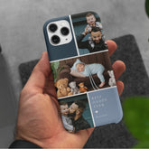 Color Block 3 Photo Collage | Best Dad Ever Case-Mate iPhone Case
