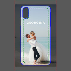 Personalized Wedding Photo and Name Case-Mate iPhone Case