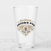 Personalized Brewing Pub Beer Glass