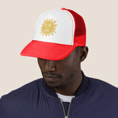 Happy Smiling Sunshine Design Trucker Hat
