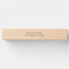 Personalized Giant Jenga Wedding Guestbook