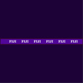 Phi Gamma Delta Whie and Purple Letters Pet Collar
