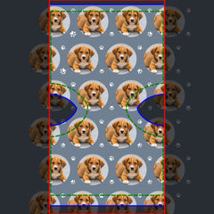 Fun Slate Custom Dog Photo Paw Print Socks