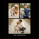 Modern 3 Photo Gallery Playing Cards