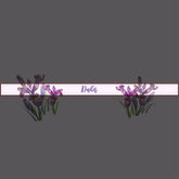 For Pet Watercolor Purple Iris Botanical Painting Collar