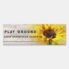 *~* Outdoor Lawn PLAY GROUND Cabin AP49 Sign