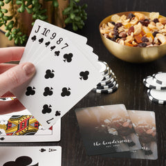 Modern Custom Photo Playing Cards