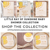 A Little Ray Of Sunshine Baby Shower Favor Bag