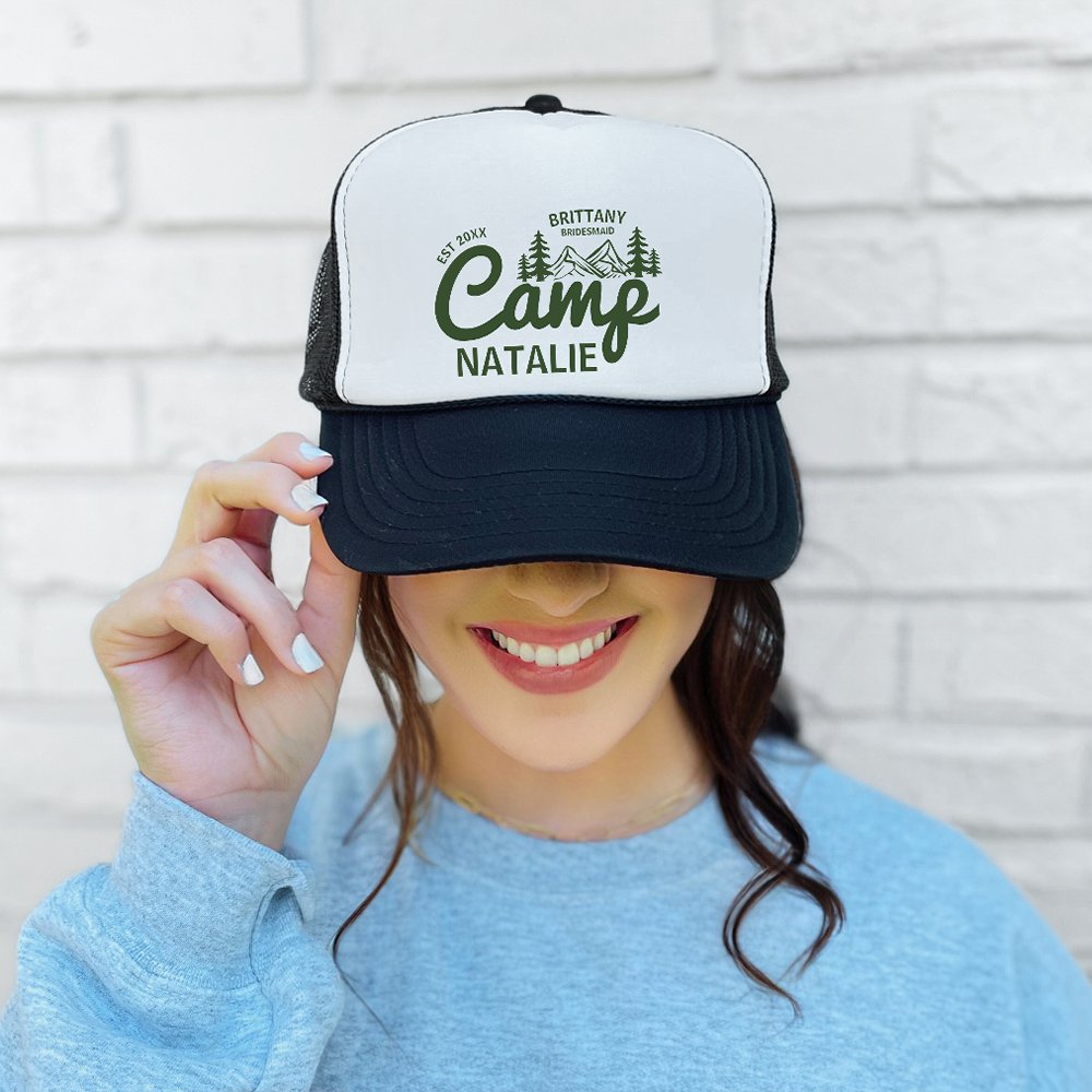 Personalized Camp Bach Bachelorette Party Custom Trucker Hat