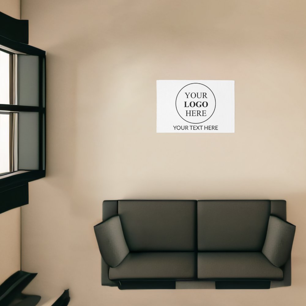 Custom Promotional Logo – No Minimum Order Rug