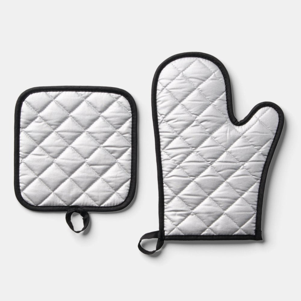 Personalized Mediterranean Lemon  Oven Mitt & Pot Holder Set