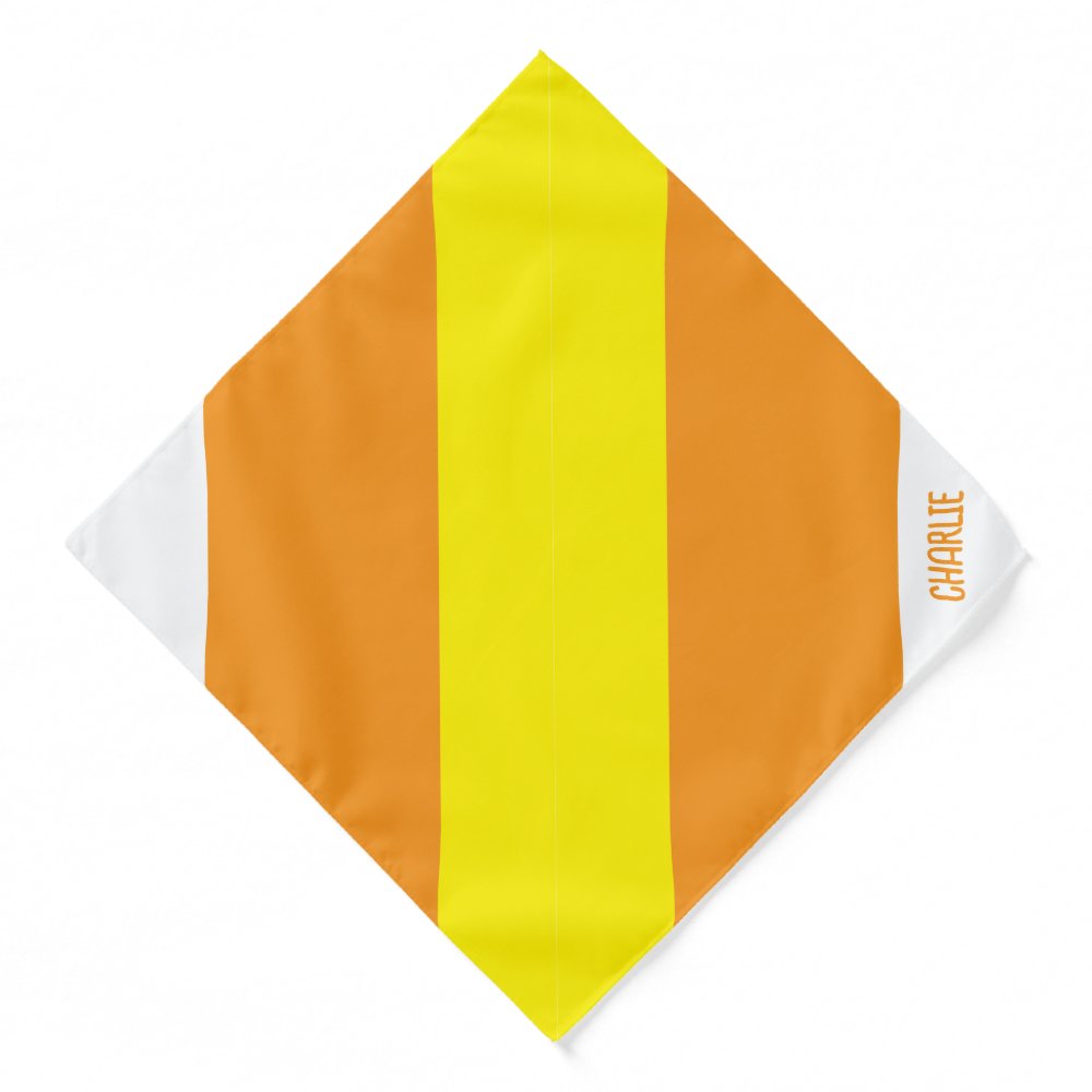 Halloween Candy Corn Pet Bandana