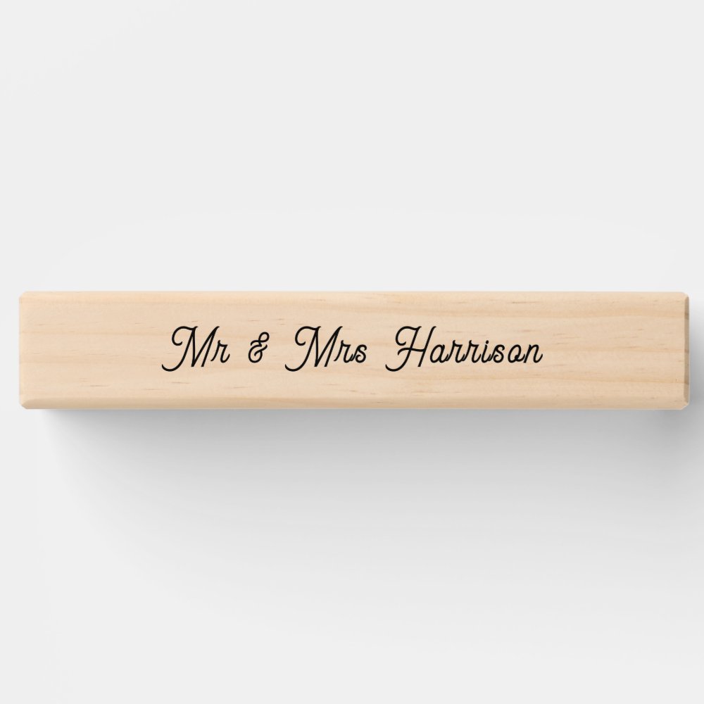 Personalized Wedding Lawn Game Giant Topple Tower