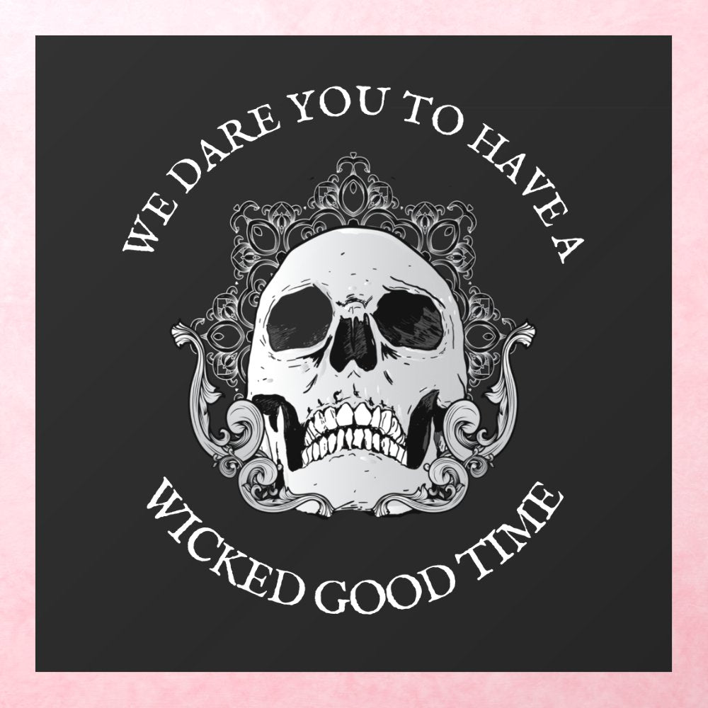 Gothic Skull Halloween Wall Decal