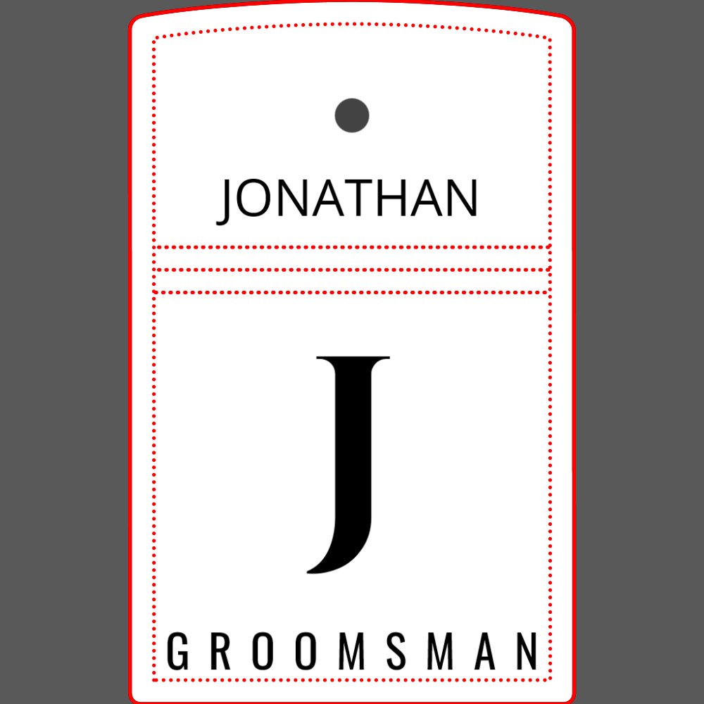Groomsman | Best Man elegant monogrammed favor Zippo Lighter