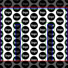 Logo Pattern Promotional Business Duffle Bag