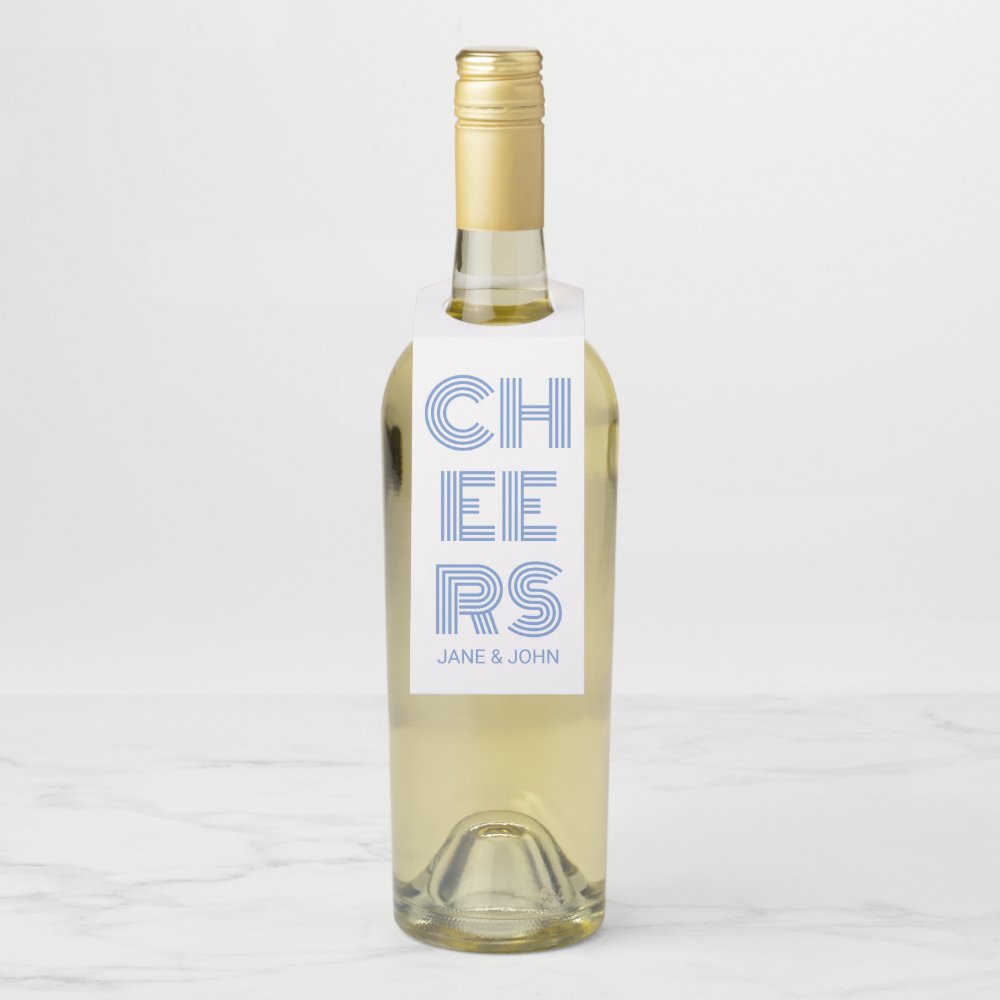 Cheers Bottle Tag