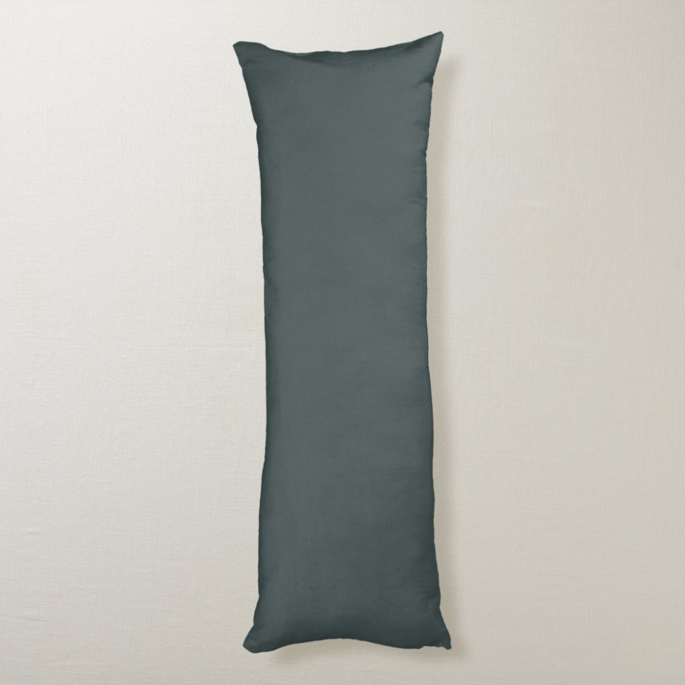 FAMILY Photo Collage 6 Picture Slate Grey Body Pillow