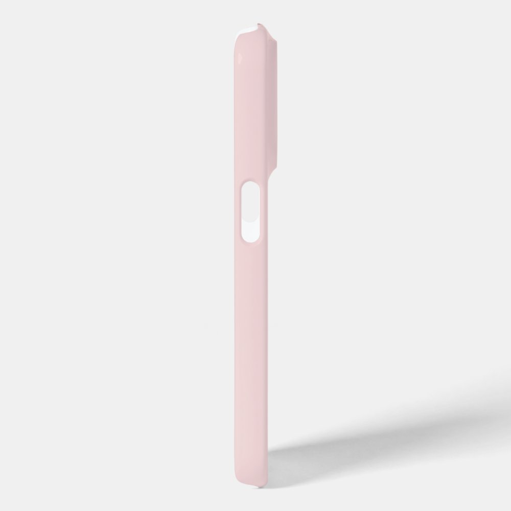 Personalized Pastel Pink Phone Case with Dog Photo