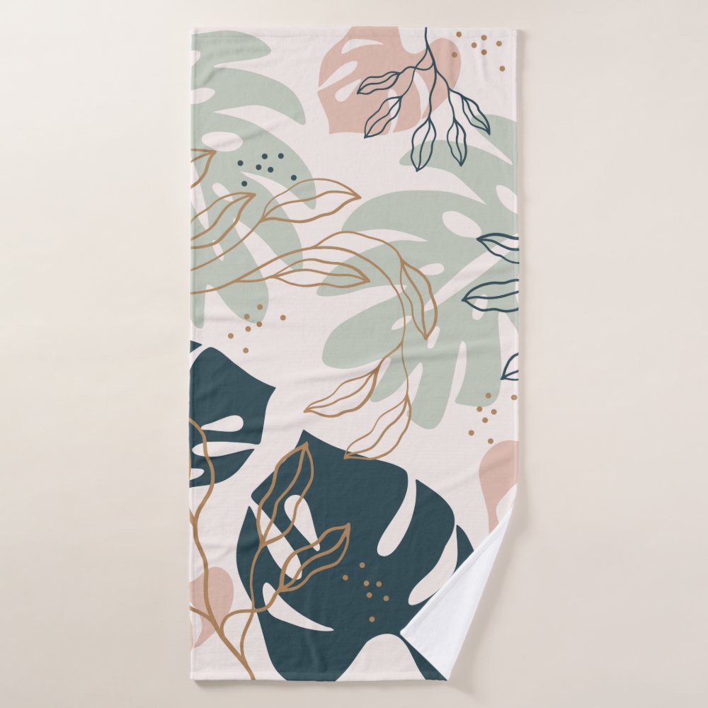 Tropical Boho Chic Bath Towel Set