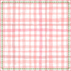 Strawberry Party Napkins | Gingham Napkins