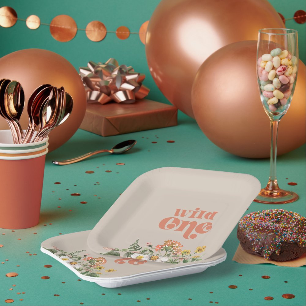 Wildflower Party Paper Plates