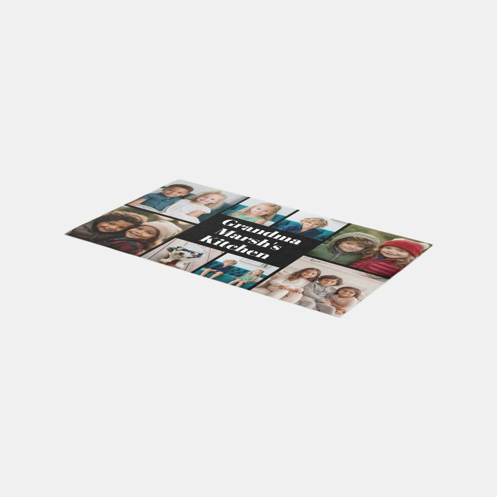 Custom Collage 8 Photo - Grandma's Kitchen Rug