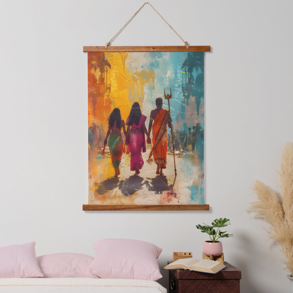 Painting Hanging Tapestry