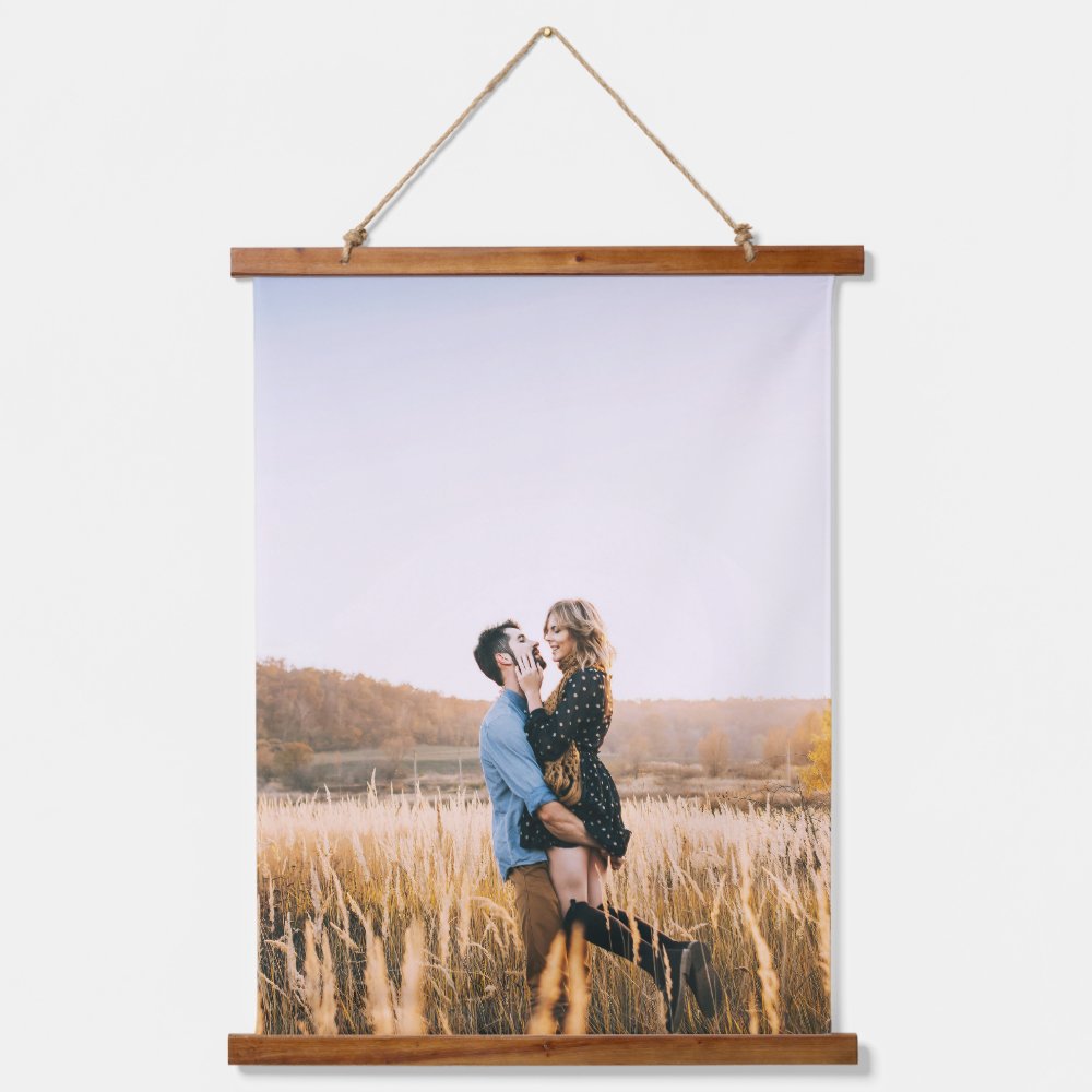 Personalized Photo Art Print Hanging Tapestry