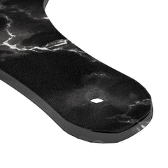 Custom Letter Black White Marble Cutting Board