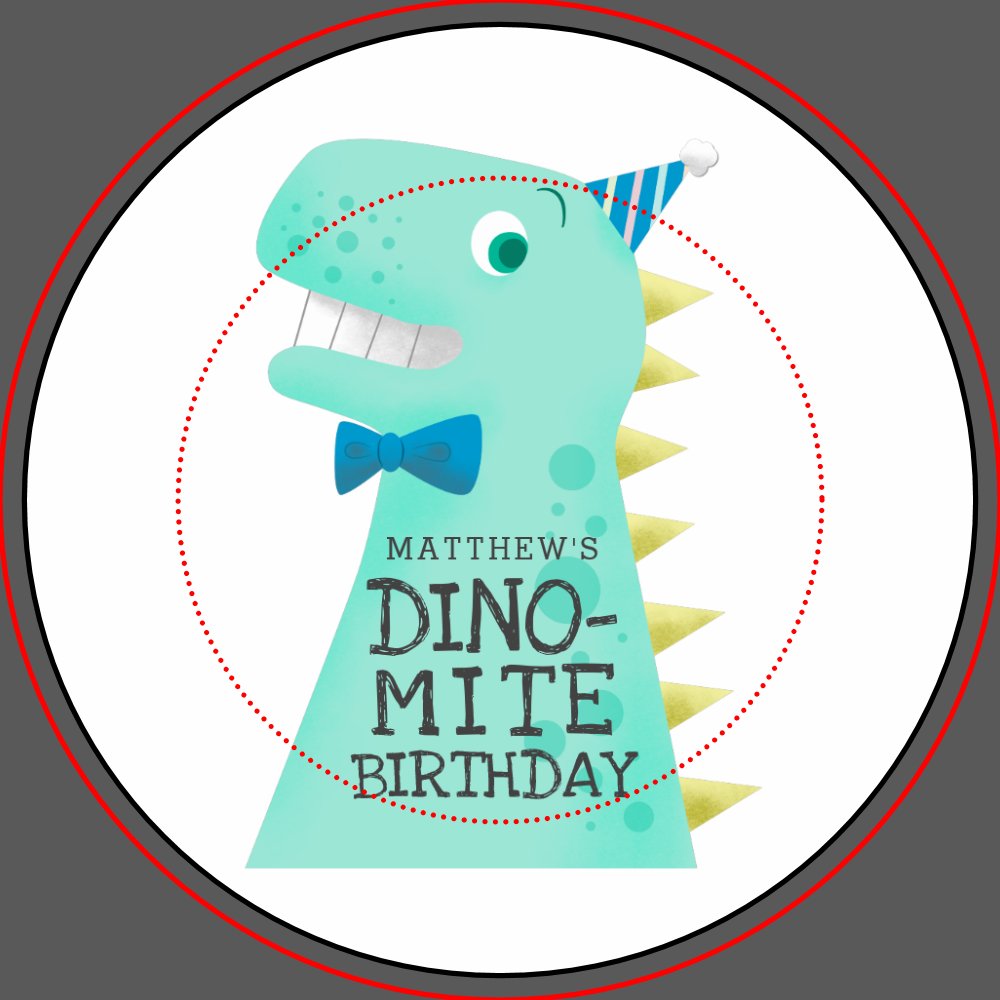 DINO-MITE Dinosaur Boys Birthday Party Paper Plates