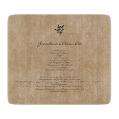 Family Recipe Keepsake Custom Text Cutting Board