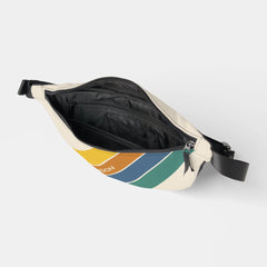 Retro Stripes Monogram Fanny Pack