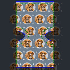 Fun Slate Custom Dog Photo Paw Print Socks
