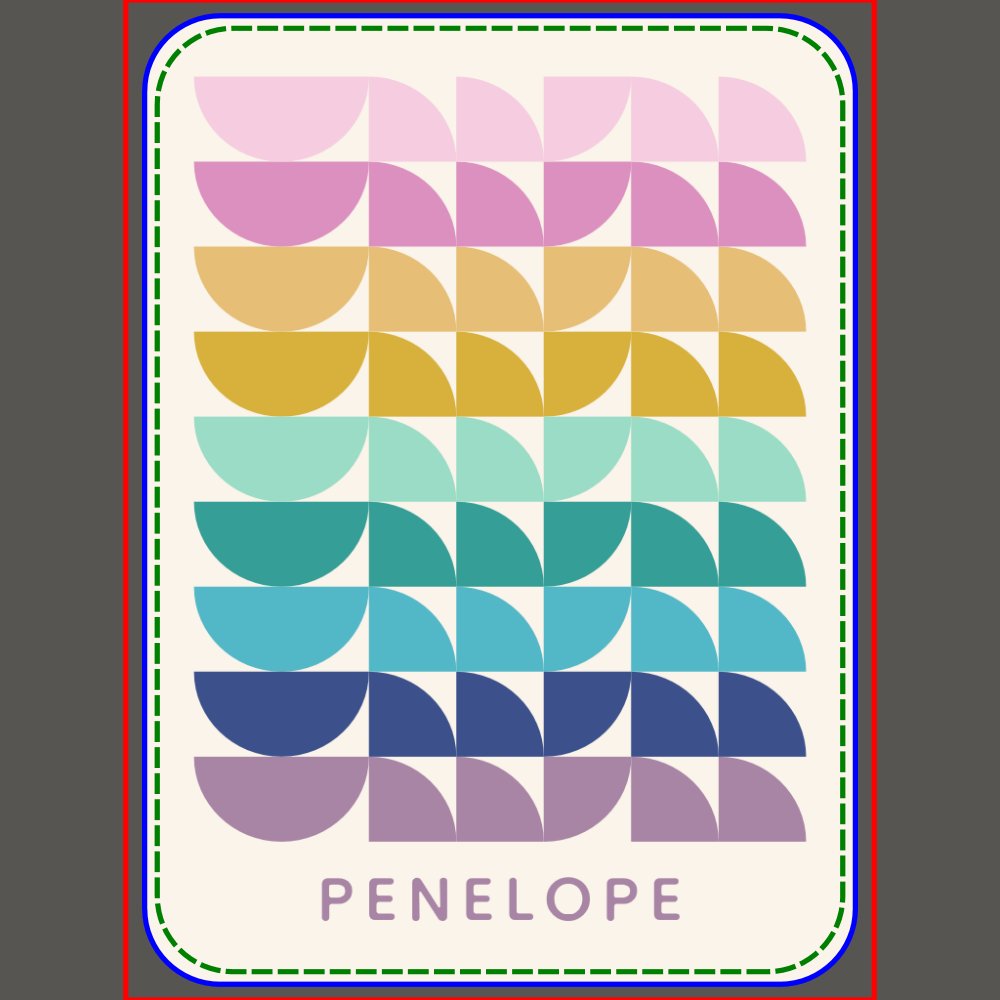 Cute Pastel Rainbow Geometric Shapes Personalized Baby Blanket