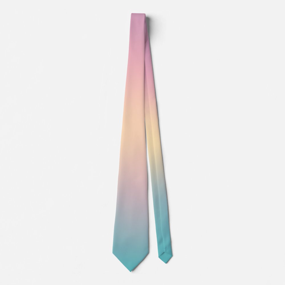Soothing Ombre Gradient Neck Tie