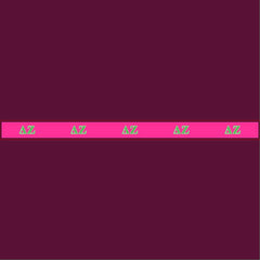 Delta Zeta Green Letters Pet Leash
