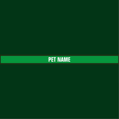 Pet name collar